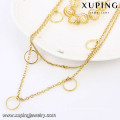 42961-fashion jewelry italy 14k gold klumpige legierung halskette